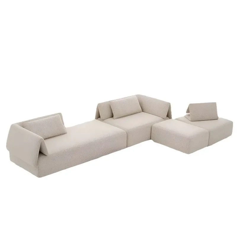 

Italian paper crane sofa Nordic modern designer armless sofa