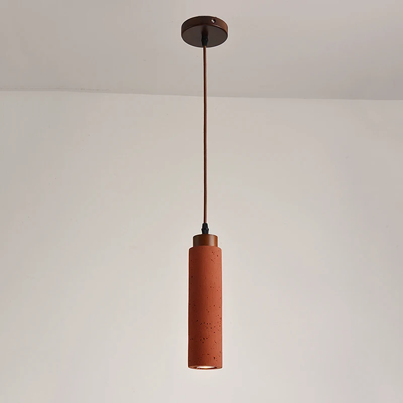 AC85-265V New Coral Red Personalized Chandelier Modern Simple Home Lighting Restaurant Table Water Bar Retro LED Pendent Lamps