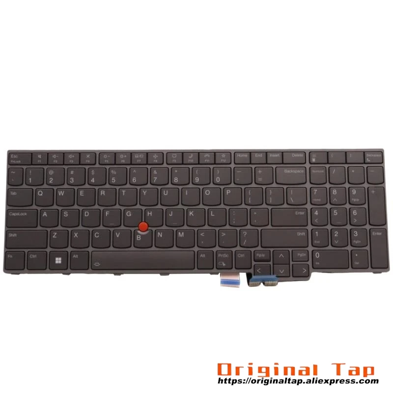 Keyboard Backlit Inggris AS untuk Lenovo Thinkpad P16 Gen 1 2 2 2