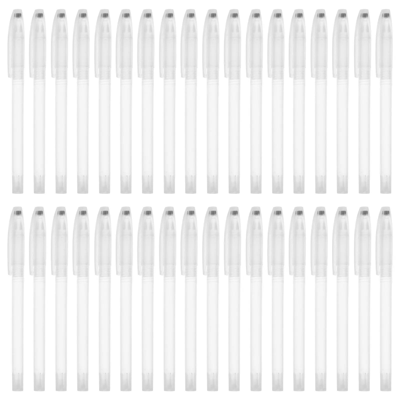 

100 шт. пустые бочки для ручек, превосходный материал, прозрачные футляры для ручек, принадлежности для студентов, прозрачные держатели для ручек