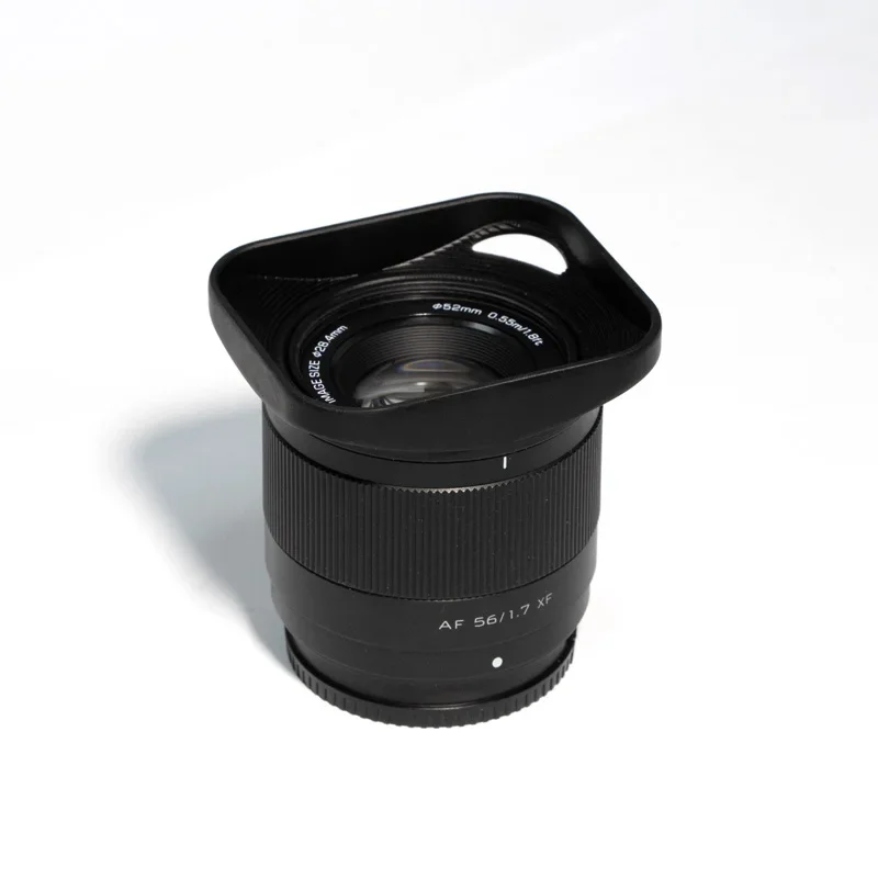 Lente de baioneta de plástico rígido SLA, Capa quadrada para Viltrox, 3D Print, 40mm, F2.5, 56mm, F1.7, 20mm, F2.8