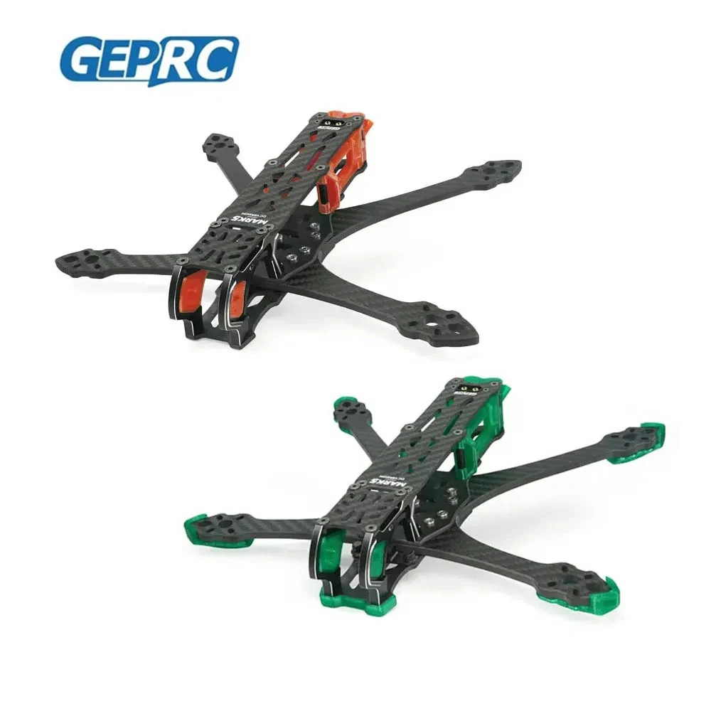

GEPRC GEP-MK5D Mark5 5" FPV Racing Drone Frame DeadCat Compatible DJI O3 Ready Lightweight High Rigidity Carbon Fiber UAV Kit