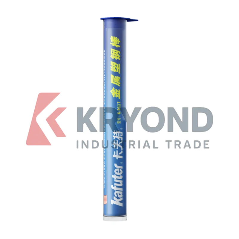 KAFUTER K 9117 100G Epoxy Sealant Stick Foundry Repair Compound Bonding Metal Iron Stainless Steel with Metal Fill Industrial
