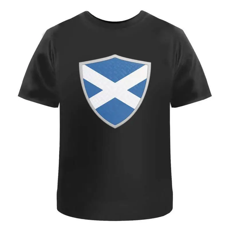 Camiseta de algodão do escudo da Escócia Ta041463