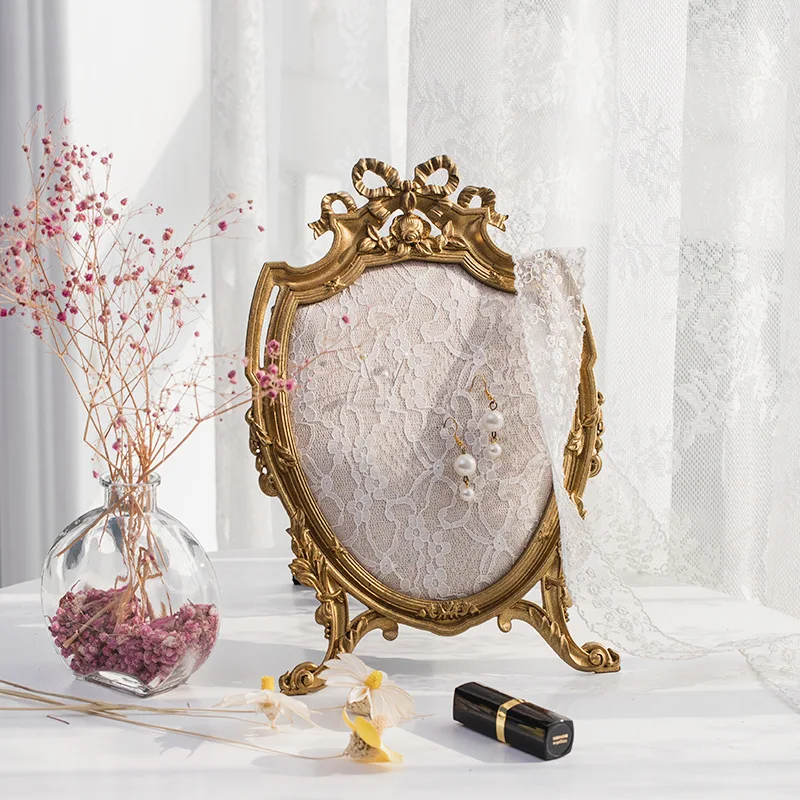 Your Home French Jewelry Rack Household Hanging Earrings Ring Necklace Let Go Jewelry Display Rack Desktop Storage