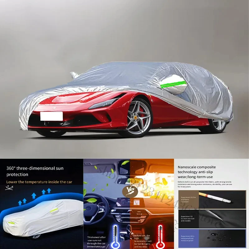 

For Ferrari-F8-210T Auto Anti snow Anti dust Anti-uv Anti peeling paint And Anti Rainwater 210t Car cover protection