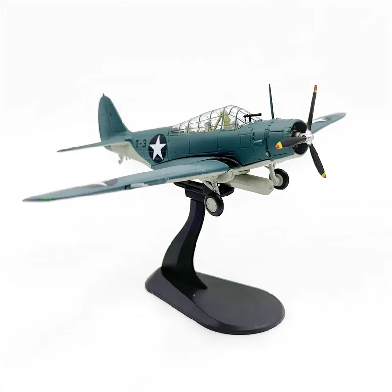 1: 72 Sbd Dauntless Dive Bomber Simulation Alloy Aircraft Model Military Enthusiasts Home Decor Ornament Ornament Birthday Gift