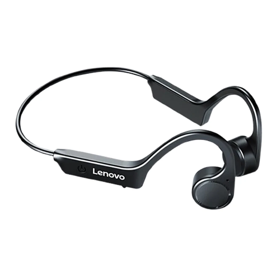

Беспроводная Bluetooth-гарнитура Lenovo X4 с костной проводимостью, водонепроницаемая, IPX6, черная