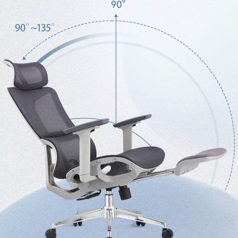 

Ergonomic Office Chair Comfortable Mesh High Back Adjustable Headrest Lumbar Support Office Chair Sedia Da Scrivania Furniture