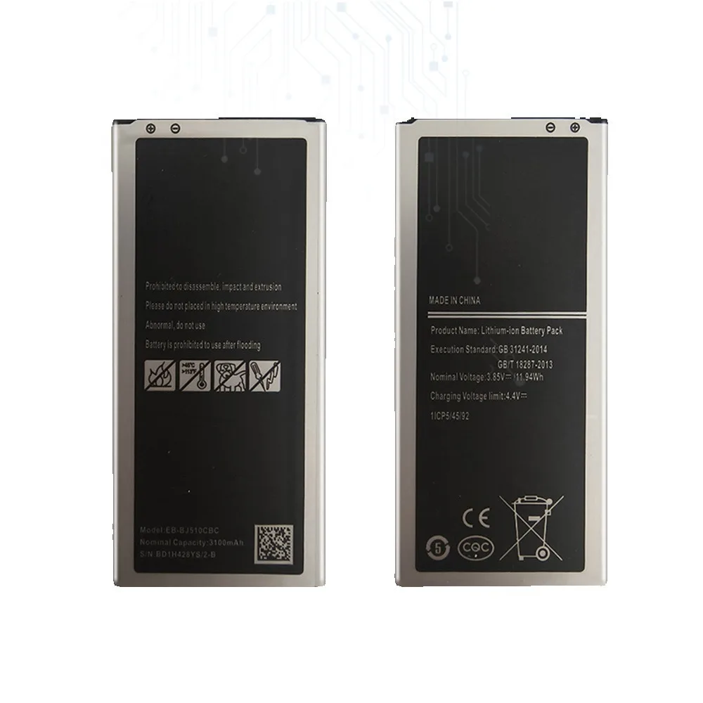 

Mobile Phone Battery EB-BJ510CBE For Samsung Galaxy J2 J3 J5 J7 2015 2016 2017 Edition Prime,J1 ACE,On 5 7 J510 J510F J510G G530