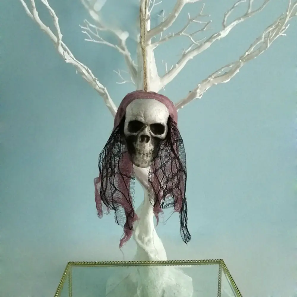 Hanging Decor Skull Hanging Ornaments Horror Props Festival Party Supplies Bone Head Bride Clothes Haunted House Human Skeleton