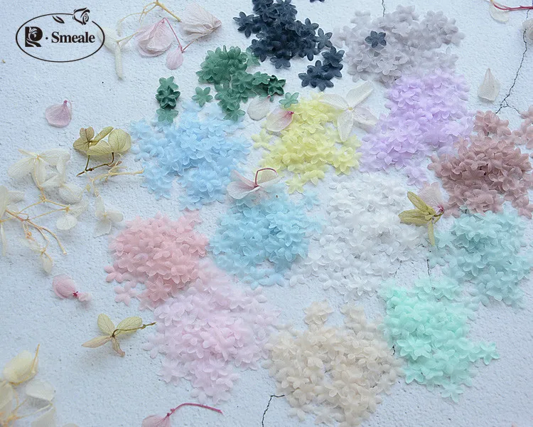 100-200PCS Multicolor DIY Handmade 3D Organza Flower   DIY Wedding Dress Veil Mini Flowers Baby Clothes Making Materials