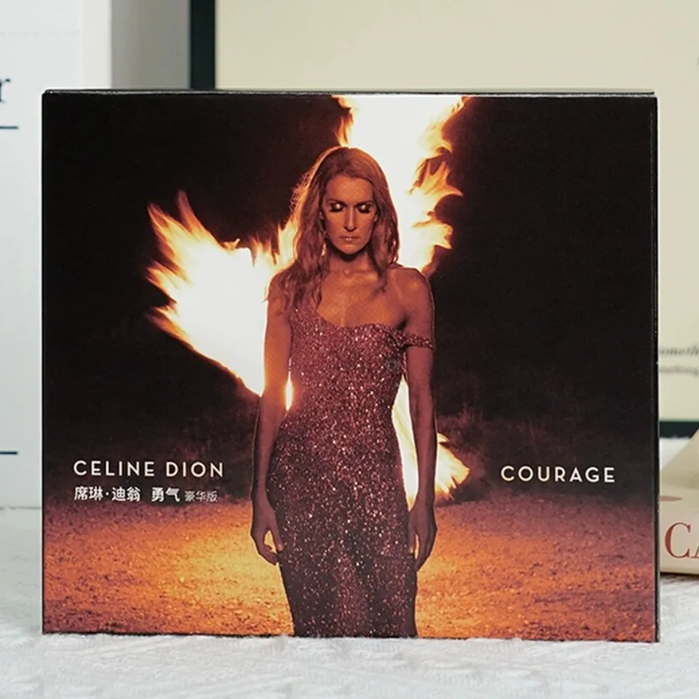 

Celine Dion Courage Deluxe Edition CD + Lyric Book + Poster - Brand New - Iconic Pop Ballads - Коллекция легендарной певицы