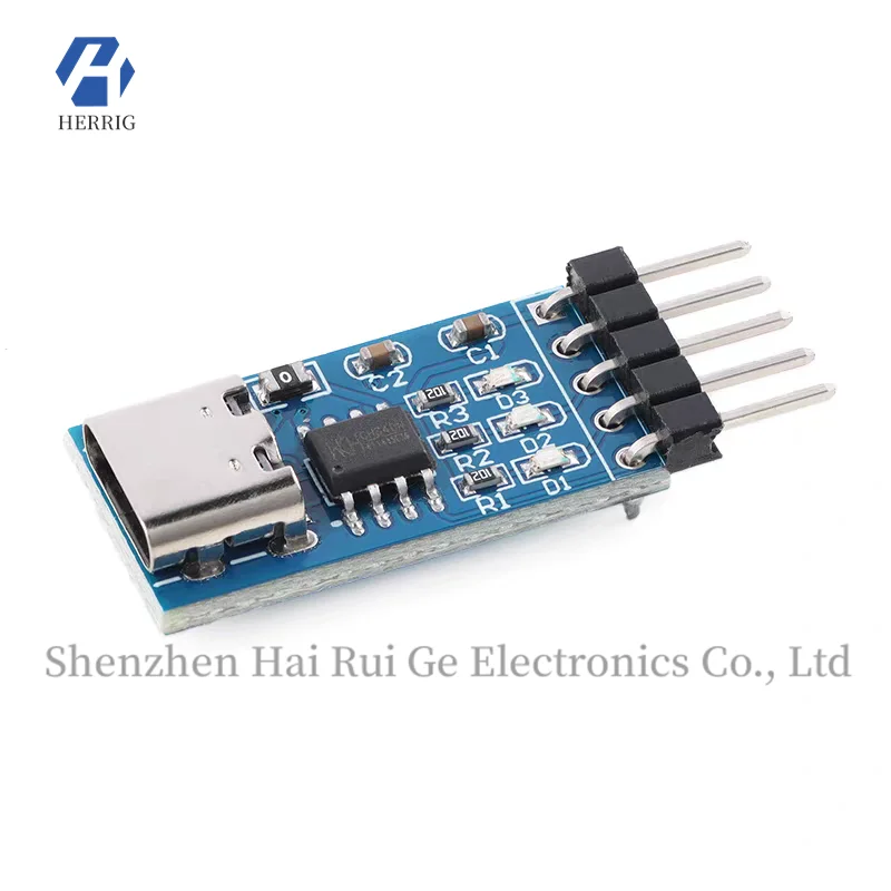 

CH340N Module Type-C USB to TTL Serial Upgrade Cable for Microcontroller Programming