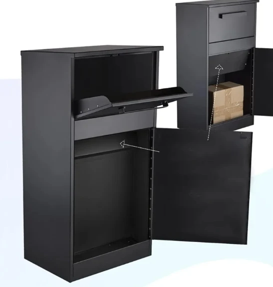 Mailbox, residential mail, parcel delivery box, wall-mounted modern outdoor mailbox