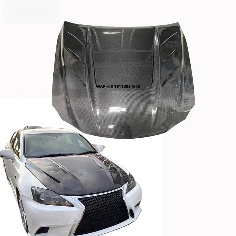 

Carbon Fiber Bonnet Hood for 2006-2012 IS IS300 Engine Hood Cover for IS250 IS300