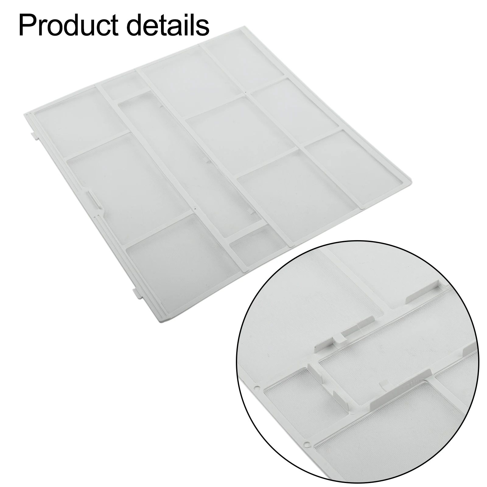 1 قطعة مكافحة الغبار تكييف الهواء منفذ تصفية مكيف الهواء تصفية الملحقات وحدة داخلية معلقة الغبار شاشة مكافحة الغبار أداة المنزل #4