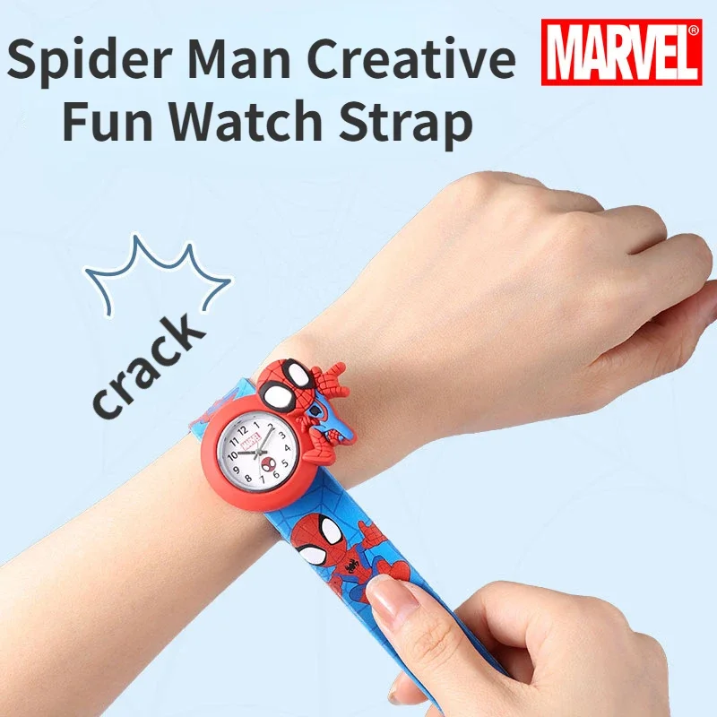 

Hot Disney Children's Watch Boys and Girls Kindergarten Baby Papa Ring Primary School Boy Spider Man Toy Watch Creative Gifts