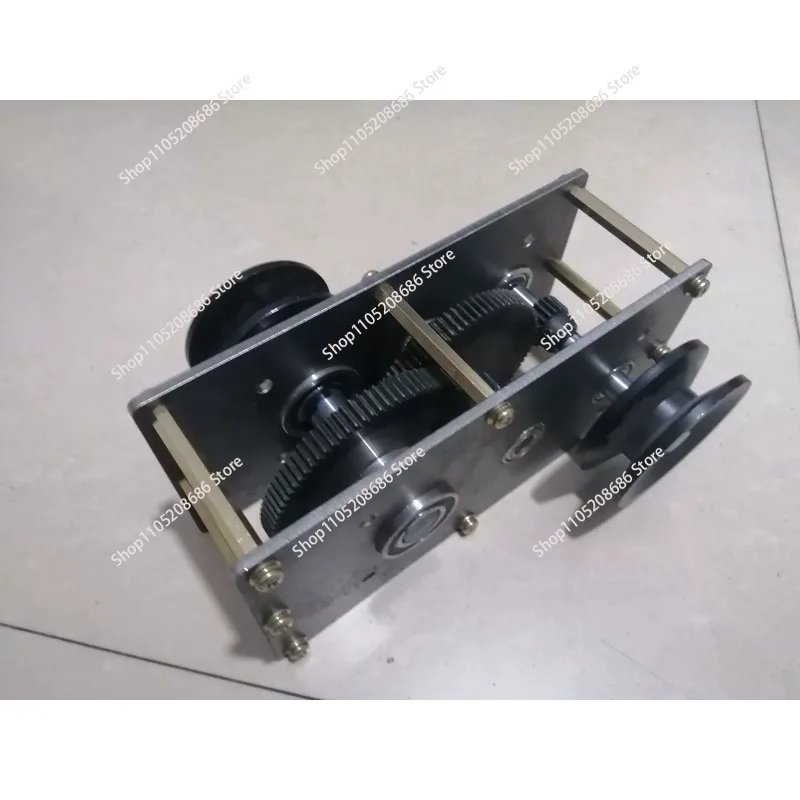 Hand Crank Generator Speed-increasing Gearbox Wind Hydraulic Transmission Diy Pulley Gearbox Reduction Box