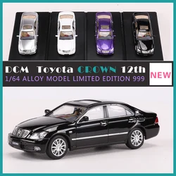 Dcm 1/64 For Toyota CROWN 12th generation Metal Diecast Model Car Kids Gifts  Ornaments