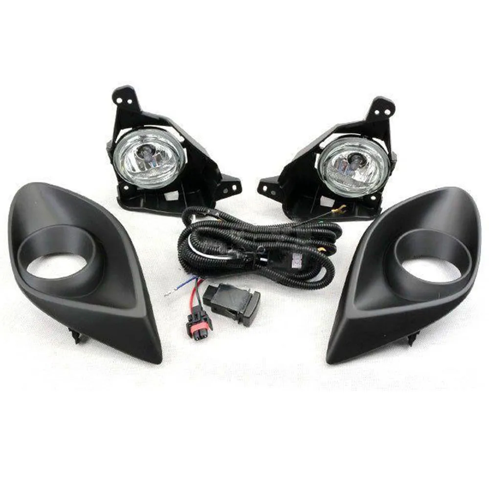 

Complete Lighting Upgrade Kit for 2010-2014 Mazda 2, Includes Fog lamp, frame, wire harness, switch, screw, bracket