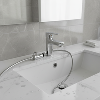 Pull Down Kitchen Faucet Spray Head Replacement With Retractable Rotating Nozzle,Dual Modes, Anti-Splash Aerator Standard Faucet