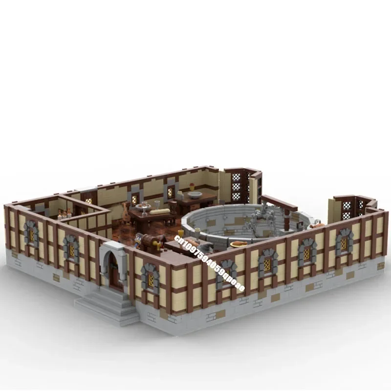Nieuwe Beroemde Dungeons Game Series Yawning Portal Moc Street View Model Aangepaste puzzel Diy Creatieve Ideeën Kid Speelgoed Verjaardagscadeau