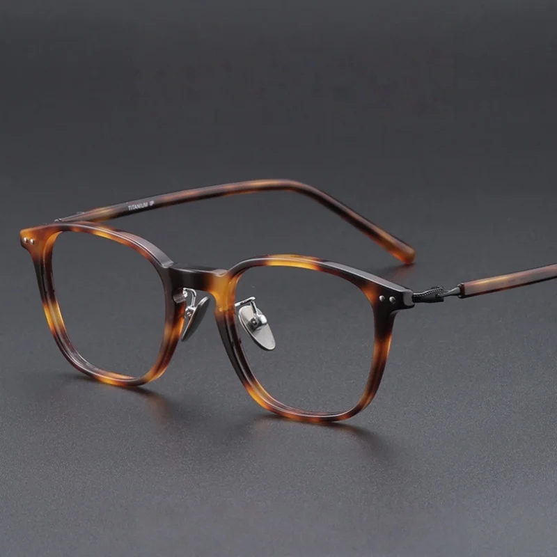 DIEDIESEE New Men's Sheet Glasses Frame Anti Blue Light Flat Glasses New Fashionable High Quality Titanium Men's Glasses 829