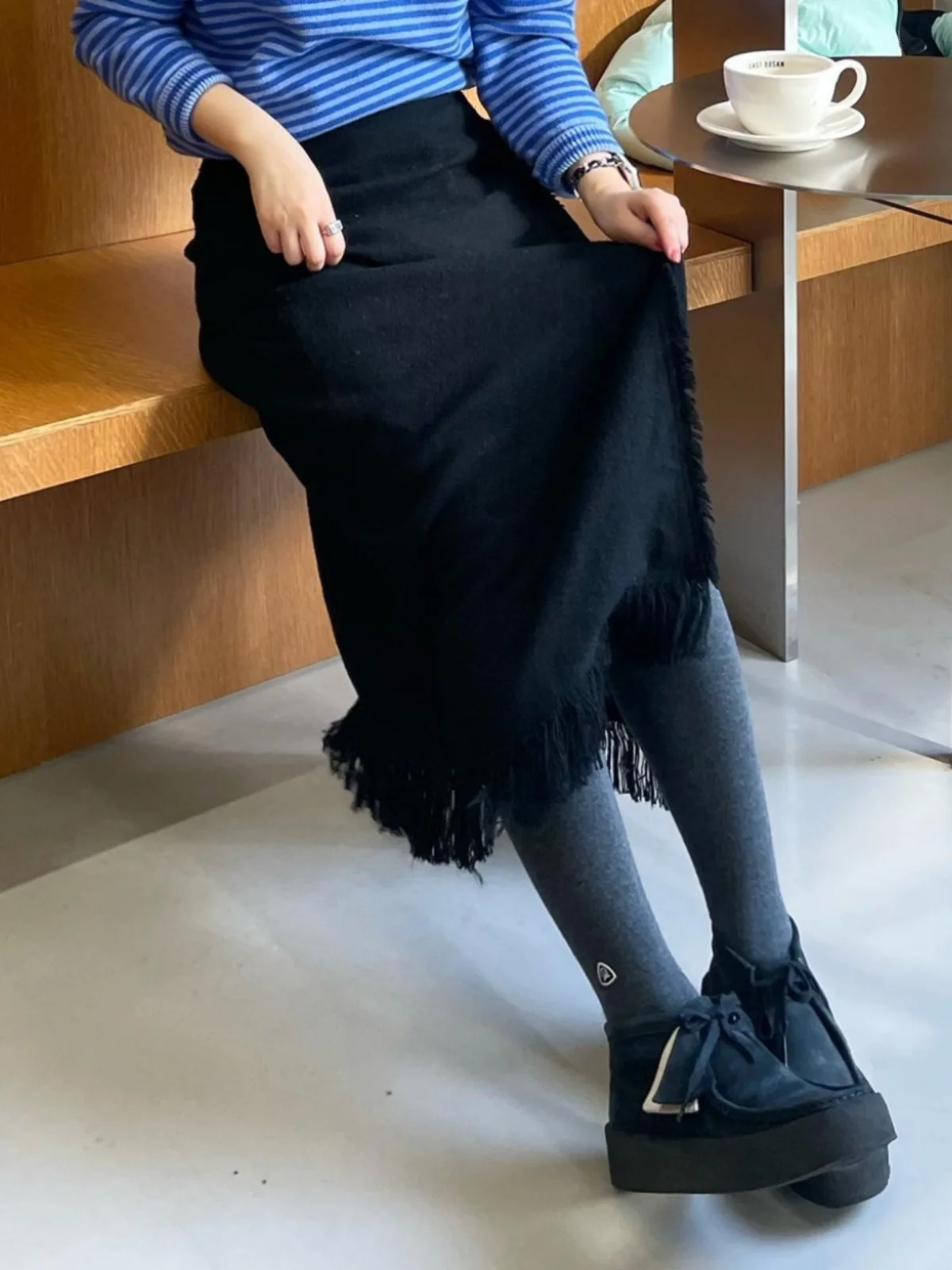 

DIA*ONAL Knitted Tights Leggings for Women Autumn Season Outerwear Home Comfort Women's Innerwear Stoings Pants