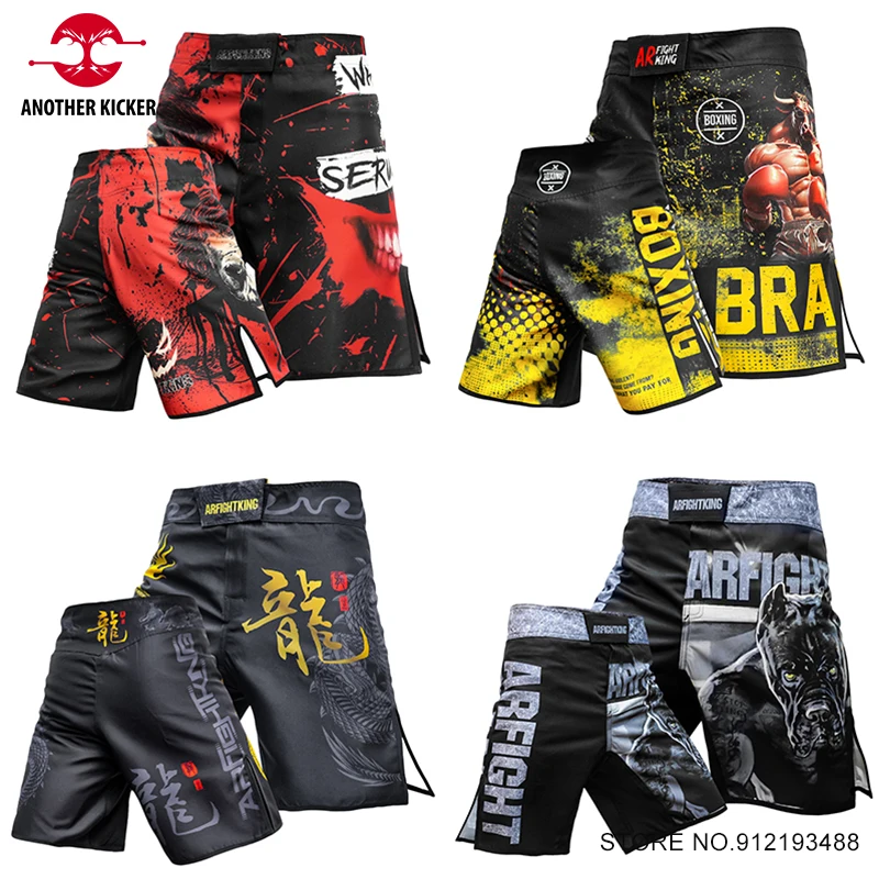 MMA Shorts 2024 Newest Fight Shorts Men Women Teens Quick Dry Gym Muay Thai Boxing Pants Grappling Kickboxing Grappling Trunks