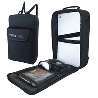Estuche de transporte de viaje portátil para PS5/PS5 Slim/PS5 Pro, bolsa de almacenamiento protectora, mochila para consola de juegos Playstation 5