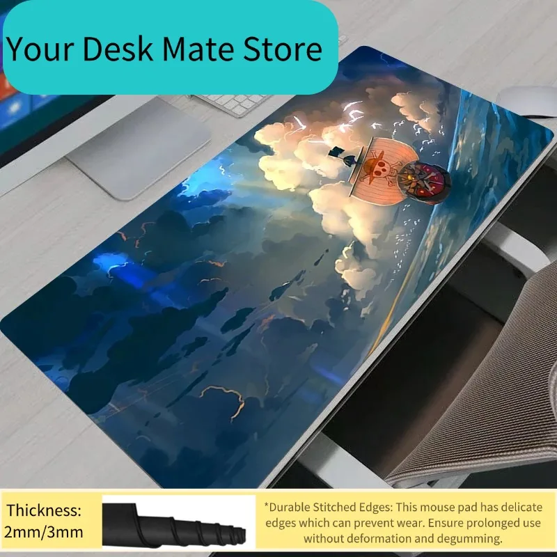 Japan Game Anime One Piece Mouse Pad Gaming Home New HD PC Mousepad XXL Keyboard Pad Non-Slip Office Carpet Laptop Big Mice Pad