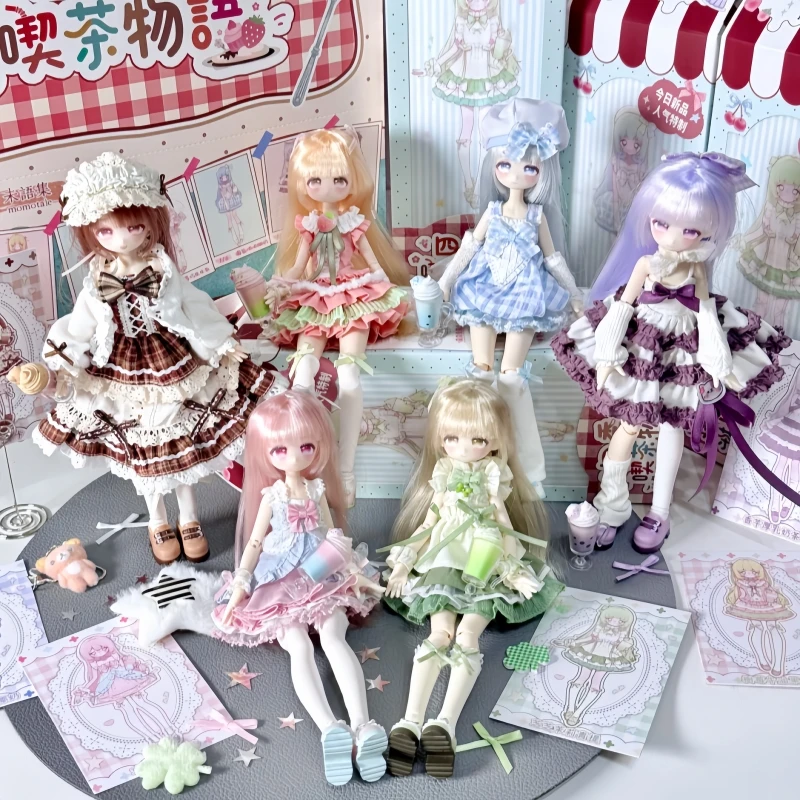 

High Quality Momotale Four Seasons Tea Tales Series Mystery Box 1/12 Bjd Blind Box Movable Articulated Dolls Toy Gifts In Stock
