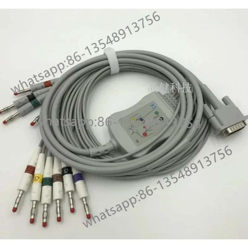 Applicable ECG machine lead cable TC20 4.0 banana plug ECG machine accessories