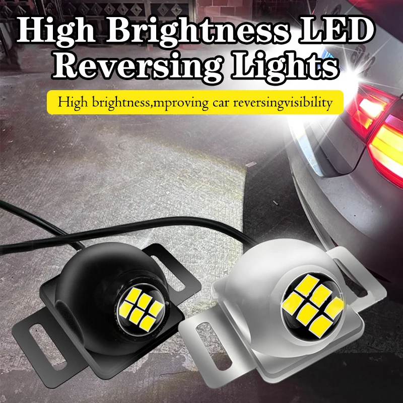 

Universal Car Reversing Light High Brightness Flashing Warning Lamp Car Motorcycle Night Parking Reverse Tail LED Bulb 12/24V