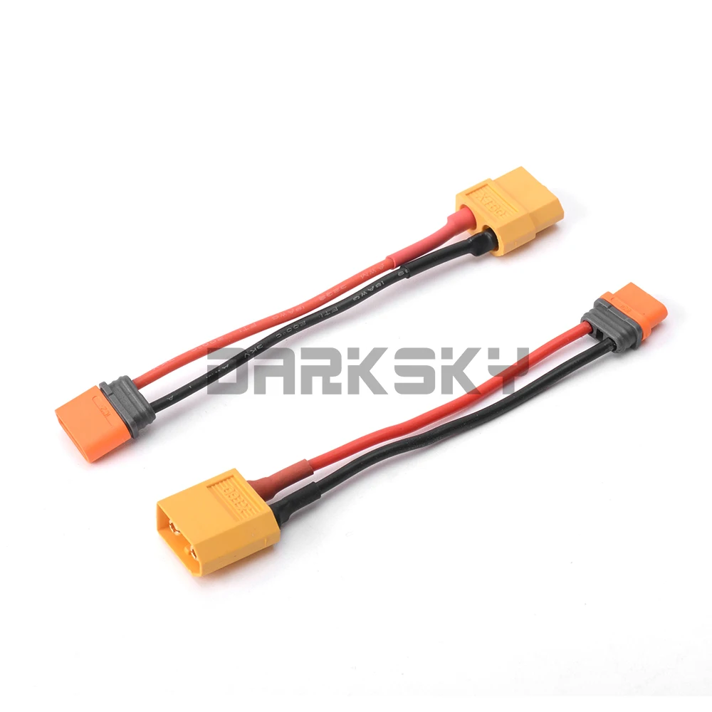 IC2 To XT60 EC5 To XT60 TRX To T Adapter Cable Plug Male/Female eplacement Parallel Connector For RC Model Car Battery ESC