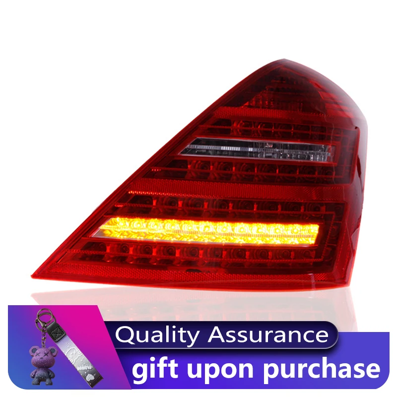 Car Styling For Benz W221 S300 S350 S400 2006-2008 Rear Lamp DRL Taillight Turn Signal Highlight LED Reverse Auto Accessories