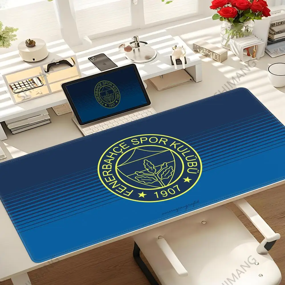 Turkey Fenerbahce SK Large Gaming Mouse Pad Computer Mousepad Gamer Laptop Mouse Mat Office Mausepad XXL Keyboard Mat Desk Pad