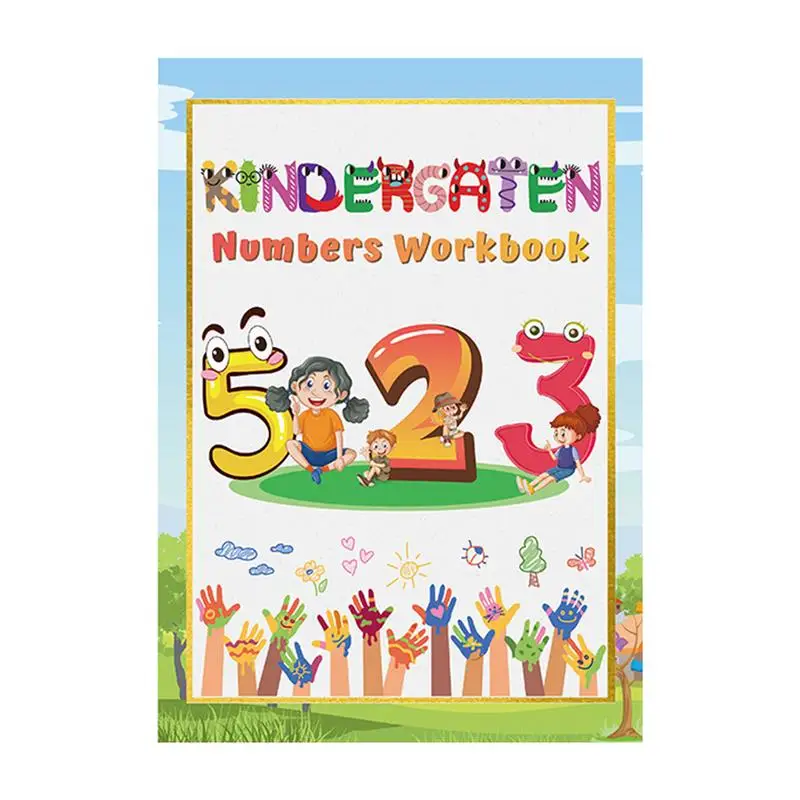 

Number Book Kindergarten Numbers Workbook Writing Reading Interactive Math Digital Exercise Paper For 3-8 Years Old Special