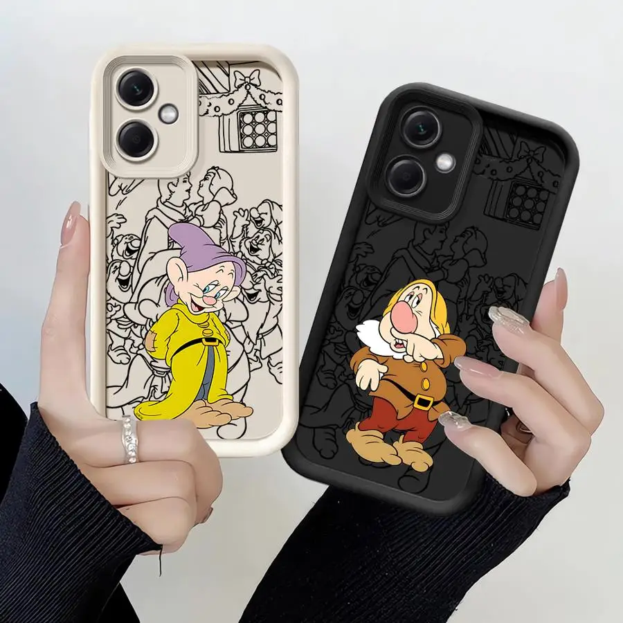 Snow White And The Seven Dwarfs Phone Case for Redmi 12 4G 12C 13C 4G 5G Poco X3 NFC X3 Pro C50 C51 C61 A1 A2  Plus A3 A3x Matte