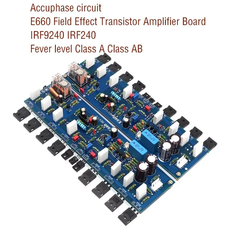 

Плата усилителя Accuphase E660 на полевых транзисторах IRF9240, Hi-Fi, чистая задняя ступень класса А