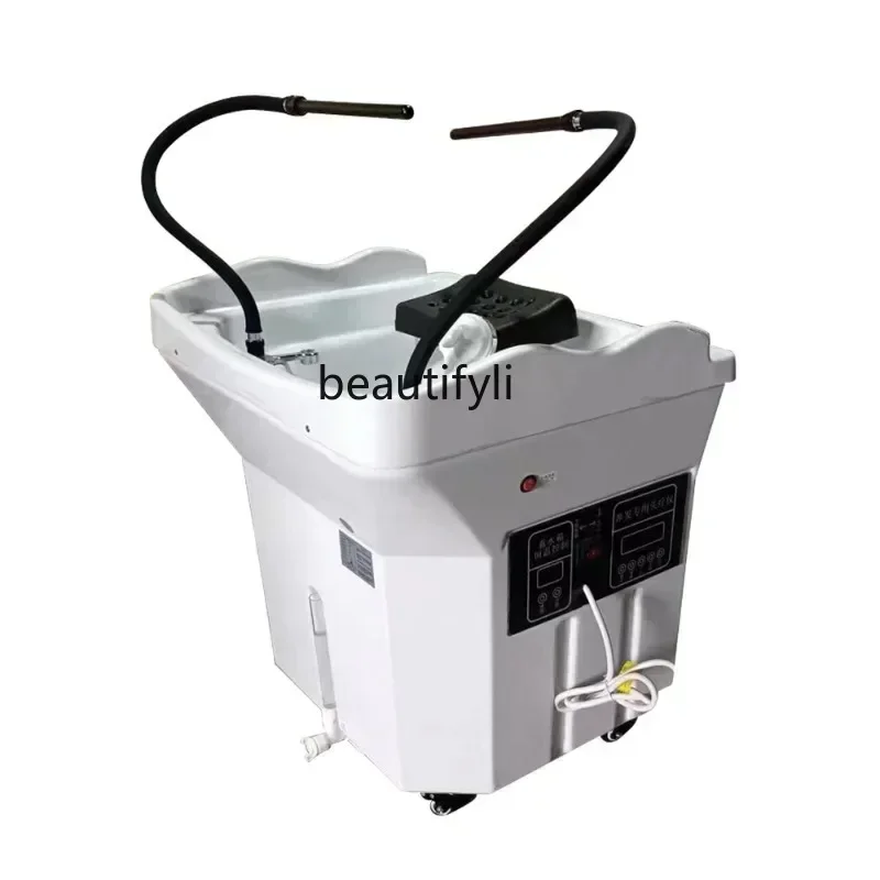 Mobiele Hoofdtherapie Machine Fumigatie Water Circulatie Kapsalon Haarverzorging Shampoo Bassin Massage Bank Facial Bed Bassin