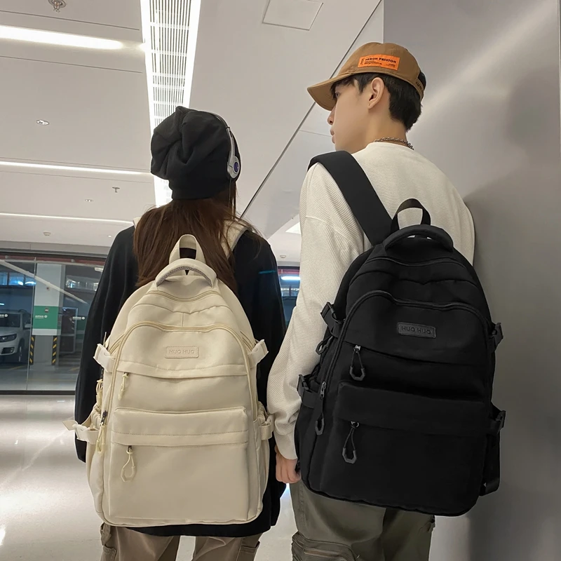 

Large Capaci Casual Travel Men's Bapa Canvas School Bag for Junior And High School Students ex Youth oulder Bag