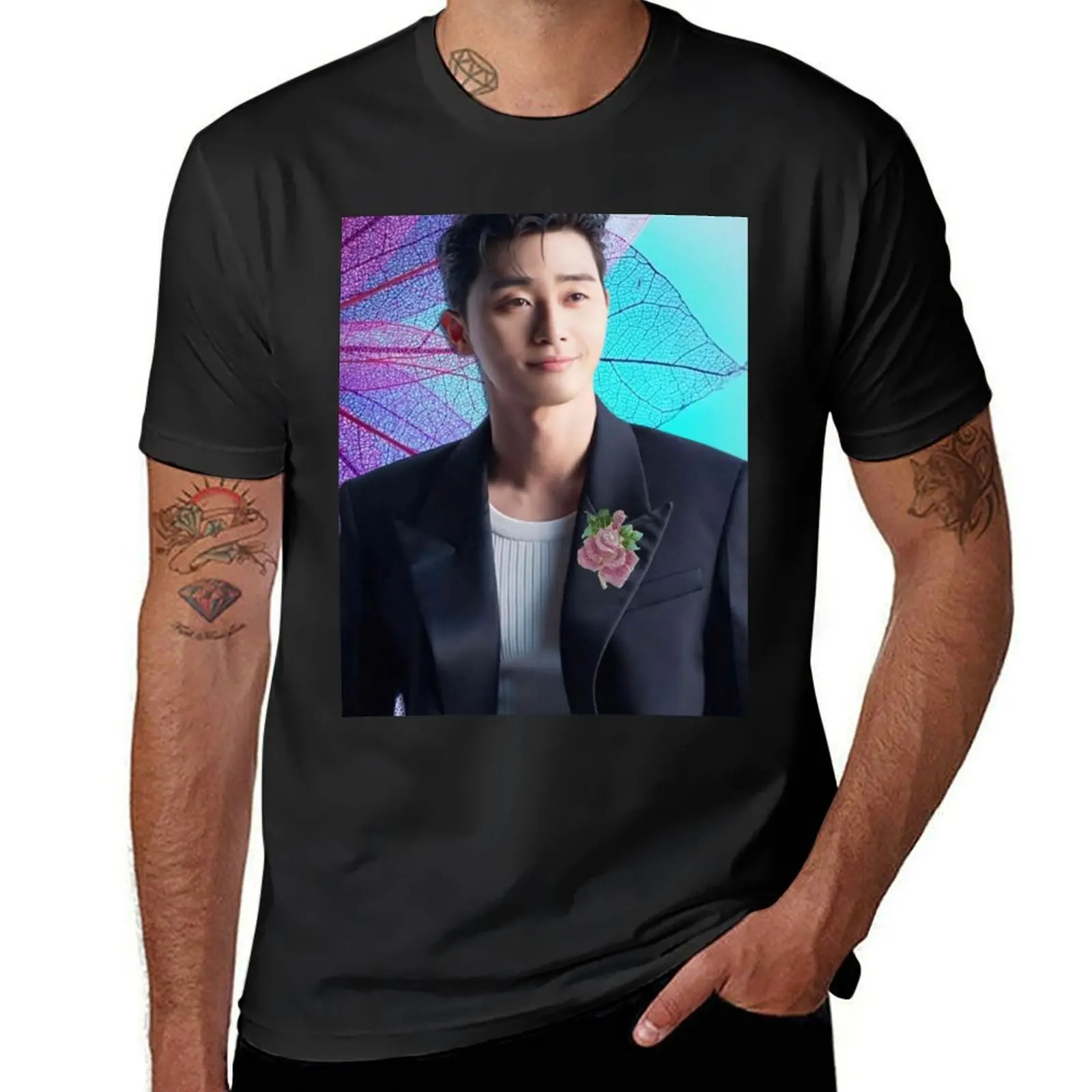 

Park Seo Joon T-Shirt plus sizes summer top customs design your own Aesthetic clothing men graphic t shirts