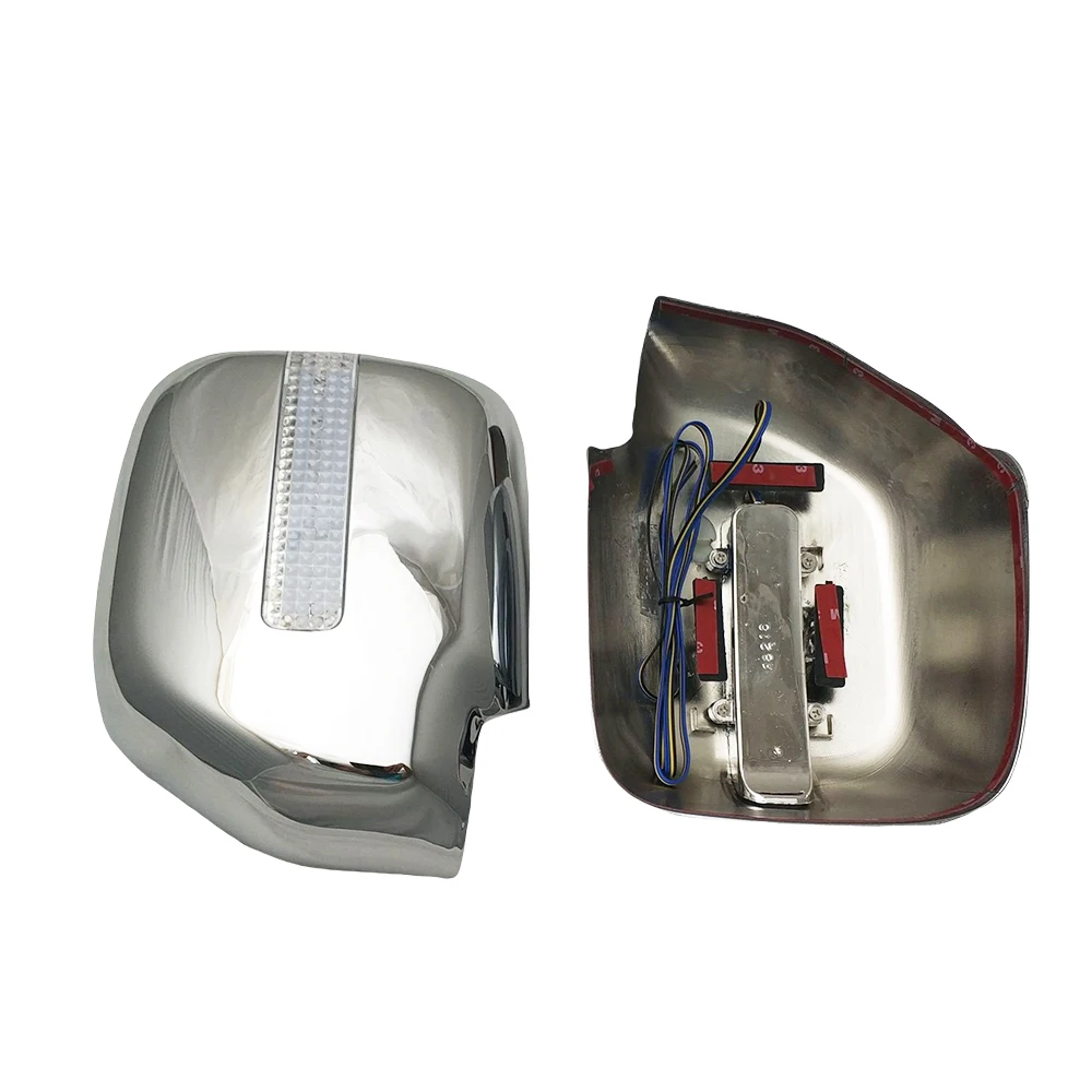 

For Toyota Noah 1998 - 2003 Car Door Mirror Cover With Led Trim Abs Chrome Plated Silver Car Accessories Exterior Decorate