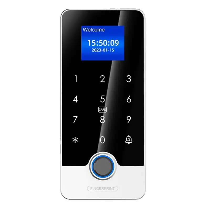 A98Z Waterproof Fingerprint Access Controller Tuya App Bluetooth Standalone Touch Keypad Door Entry Opener RFID Keyboard