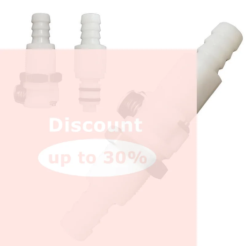 [Disconnect Fitting Coupling Hose Joint Quick Shut-Off Male Female Hose Barb Valved 1/4 5/16 3/8 Tube Connector Quick Coupler]