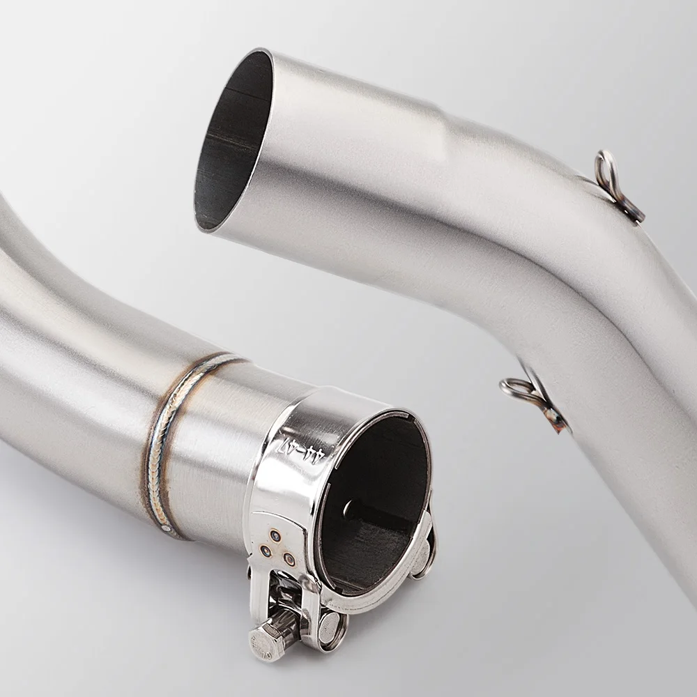 Système d'échappement de moto, silencieux modifié, tuyau demi-lien en acier inoxydable, Slip-On pour VOGE DS525X DS 525X 51mm