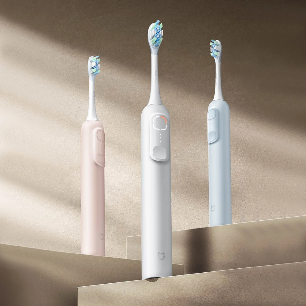 XIAOMI MIJIA Wave Sonic Vibration Electric Oscillation & Vibration Toothbrush Teeth Whitening Ultrasonic Vibration Oral Cleaner