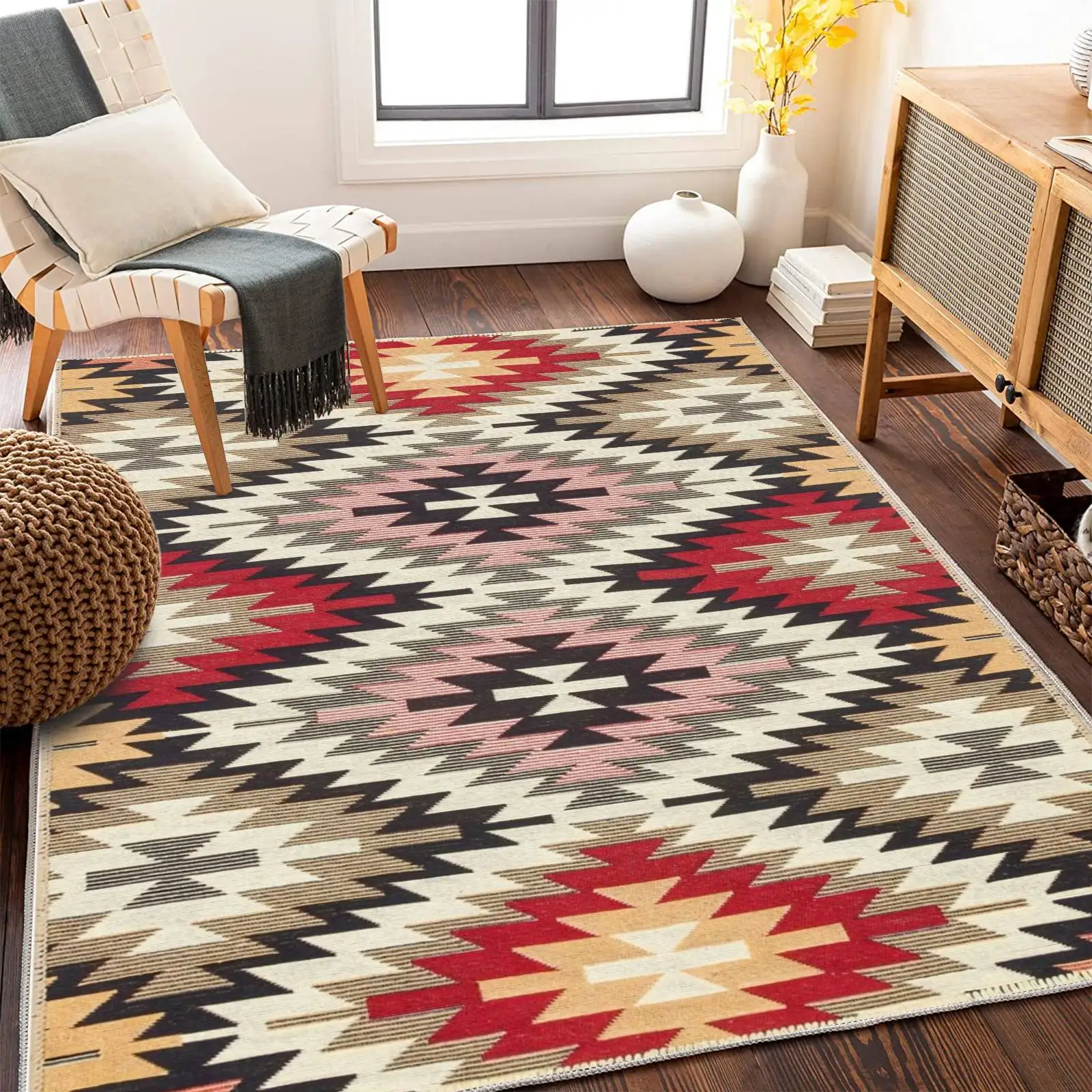 

Ковры для гостиной: ковер из хрустального велюра, включая аксессуары, разнообразные узоры, для декора гостиной, размер L